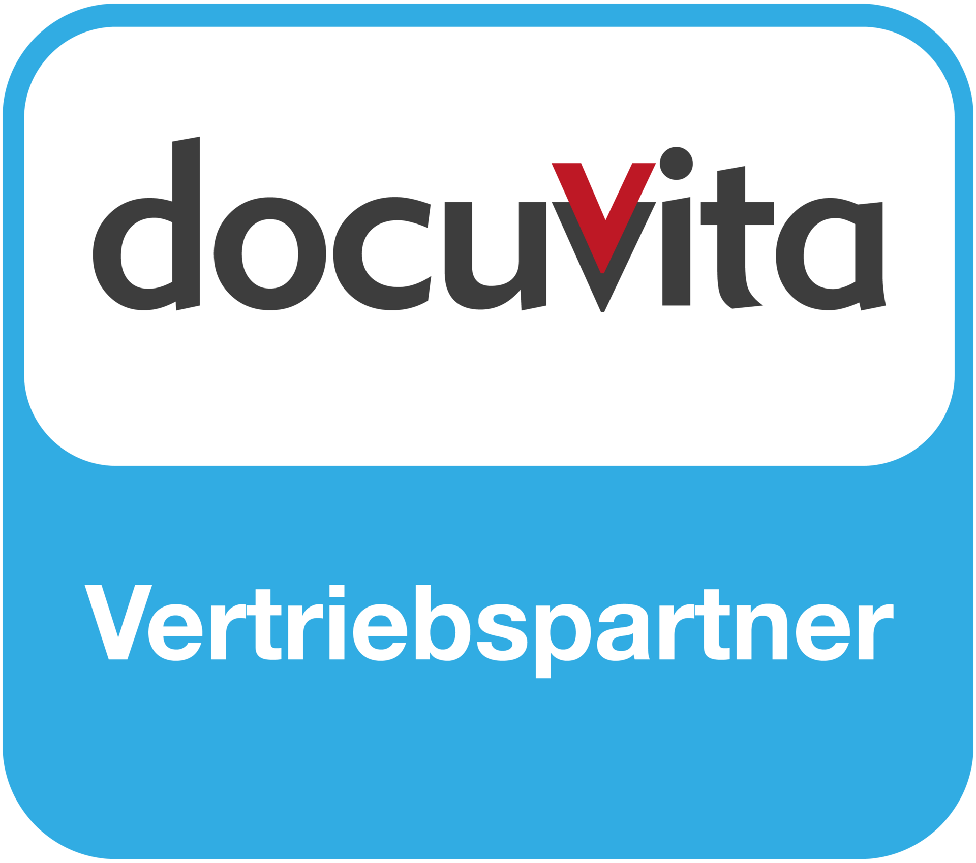 docuvita Vertriebspartner Partnerbadge