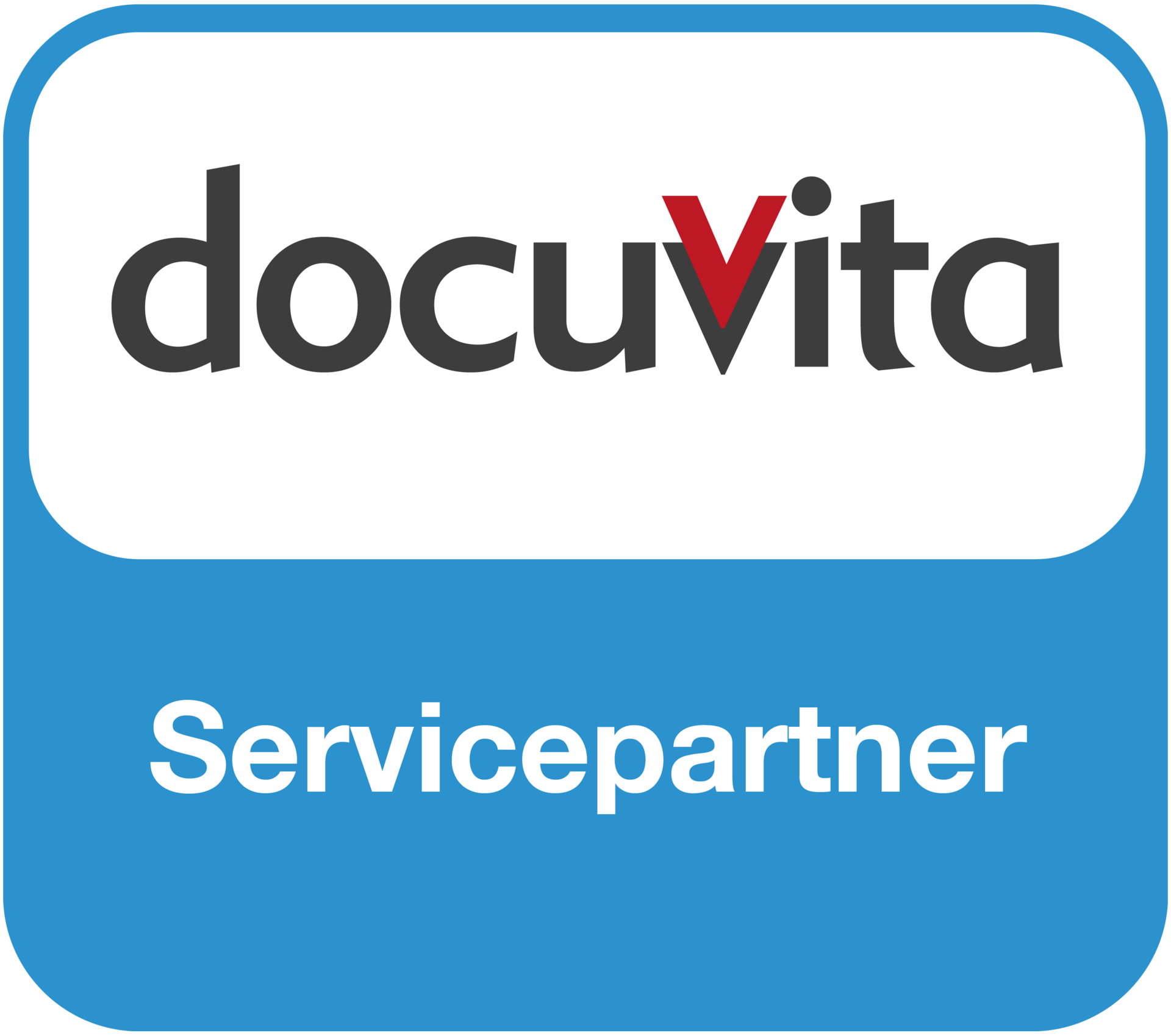 docuvita Servicepartner Partnerbadge